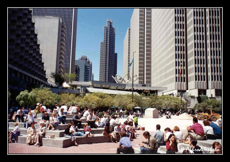Place in front of Vaillancourt Fountain